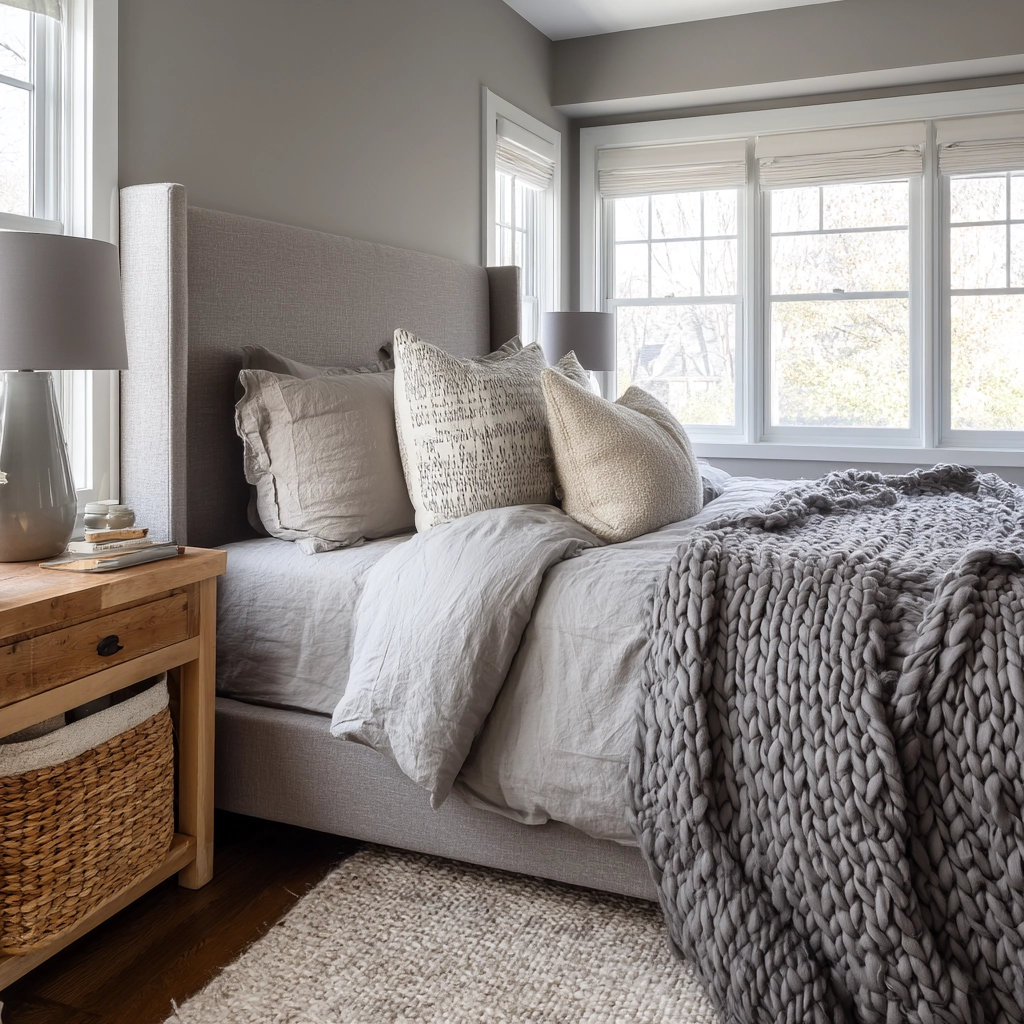 Grey Bedroom Ideas 34