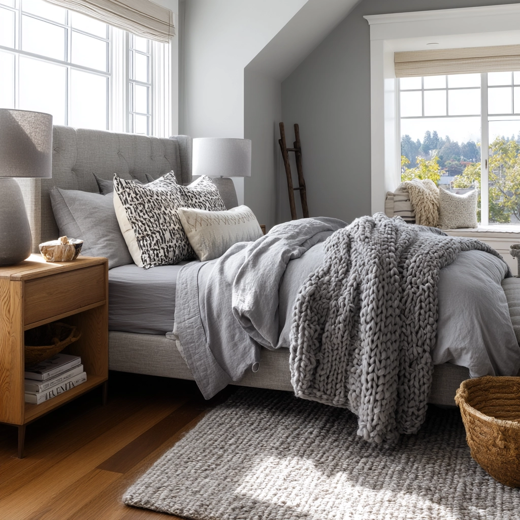 Grey Bedroom Ideas 35