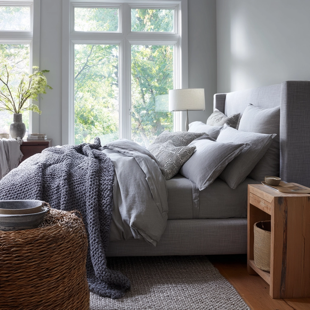 Grey Bedroom Ideas 45