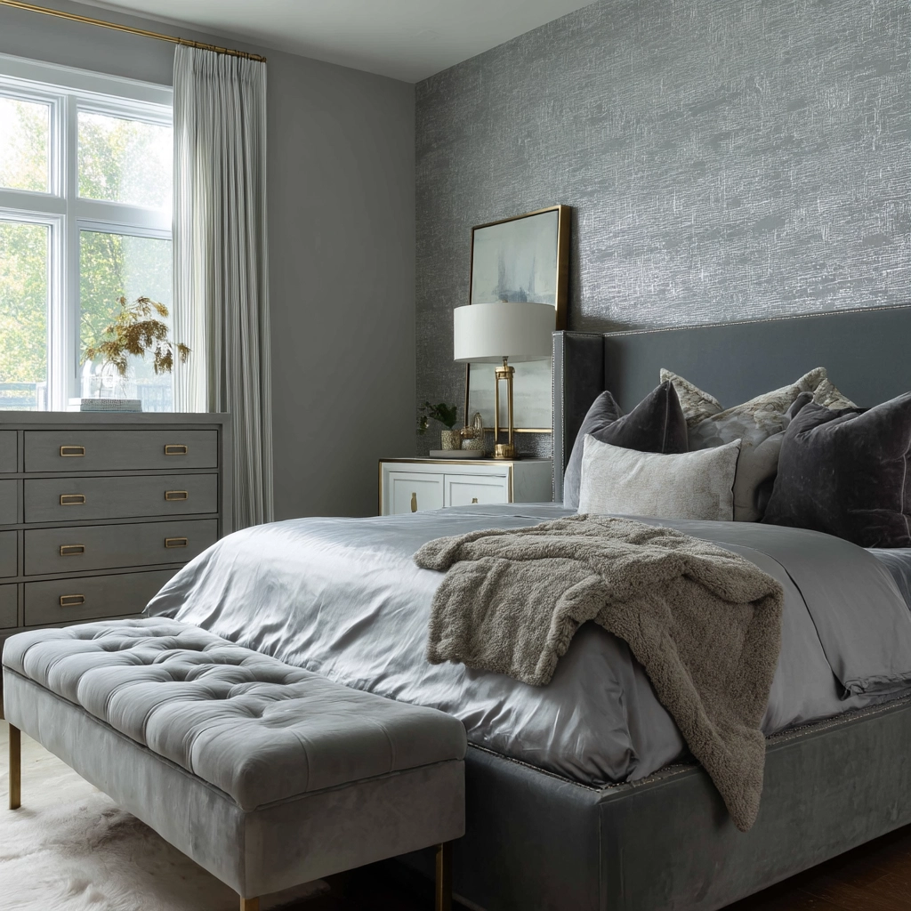 Grey Bedroom Ideas 50