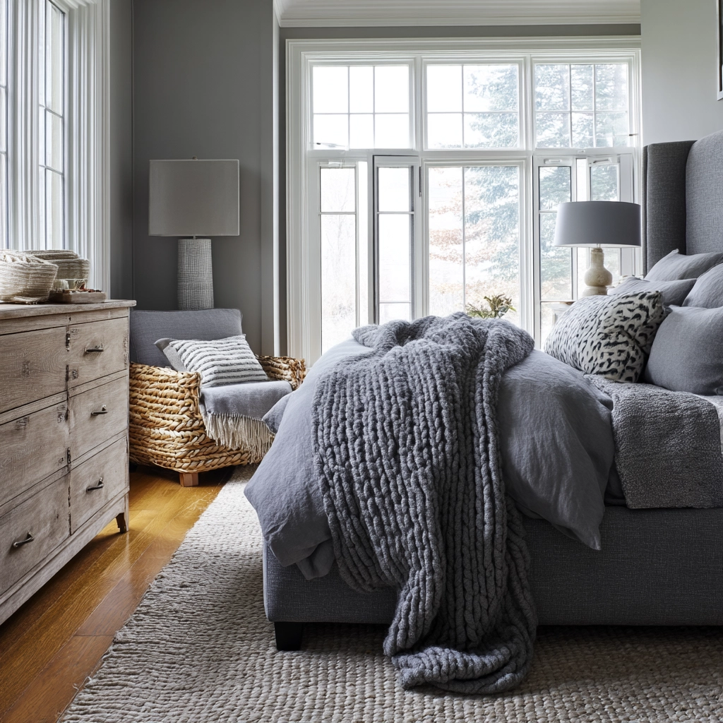 Grey Bedroom Ideas 55