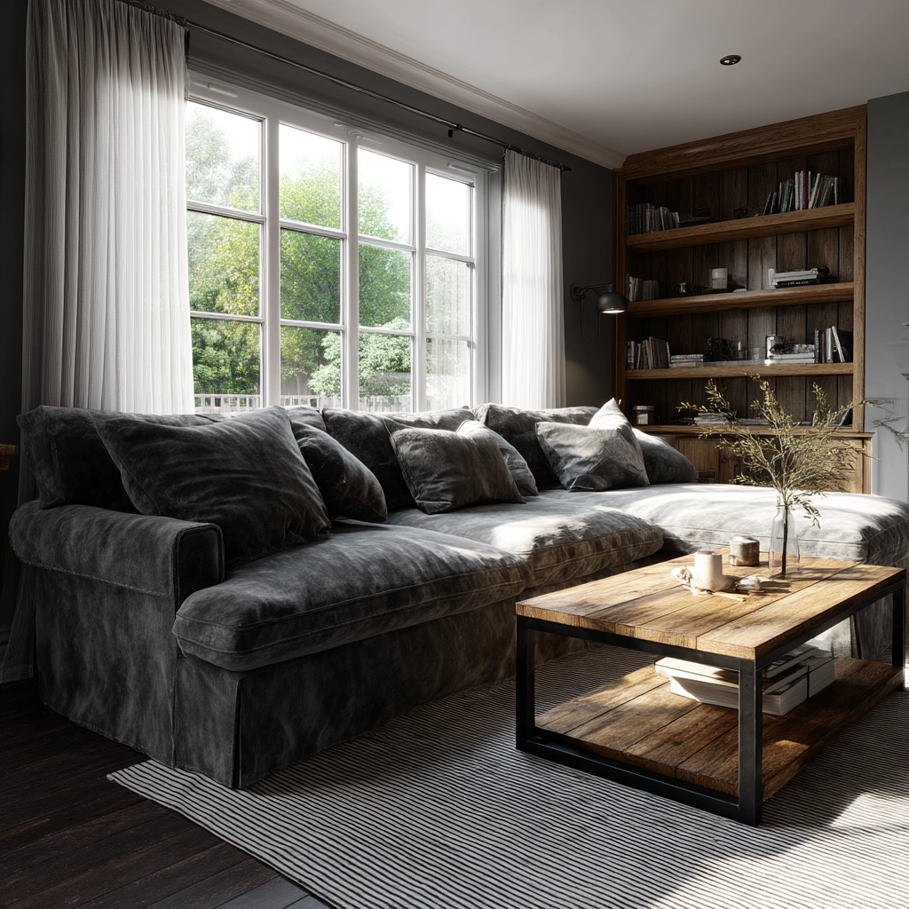 Grey Couch Living Room Ideas 30
