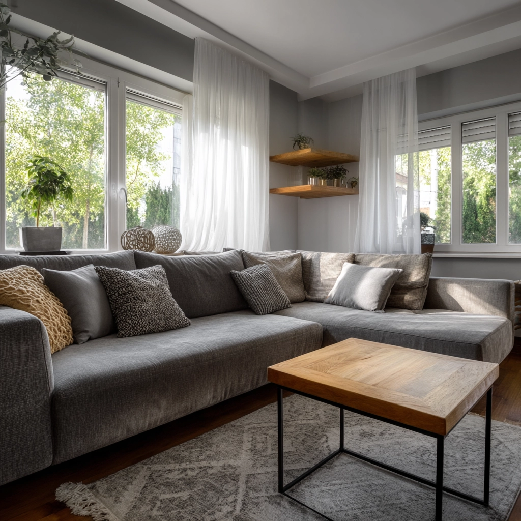 Grey Couch Living Room Ideas 73