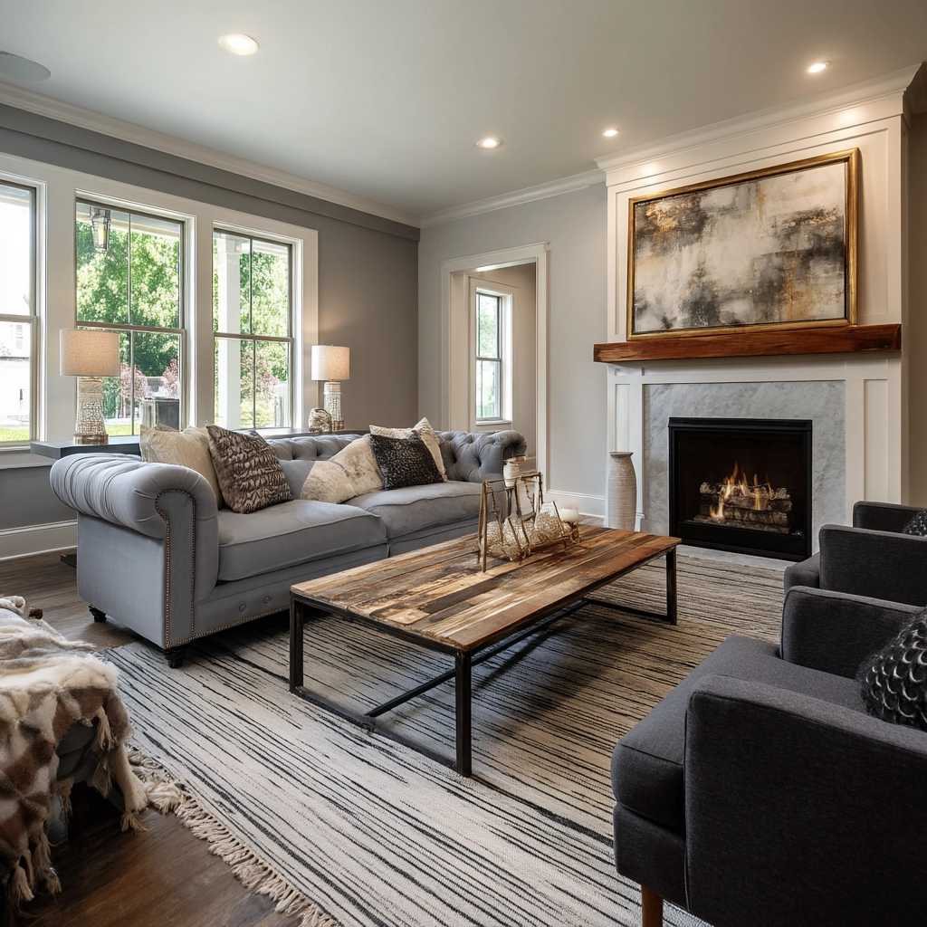 Grey Living Room Ideas 12