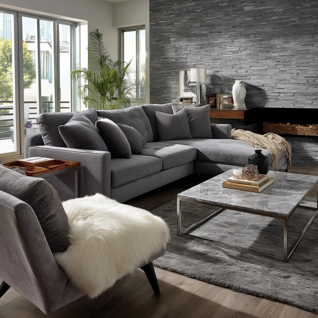 Grey Living Room Ideas 14