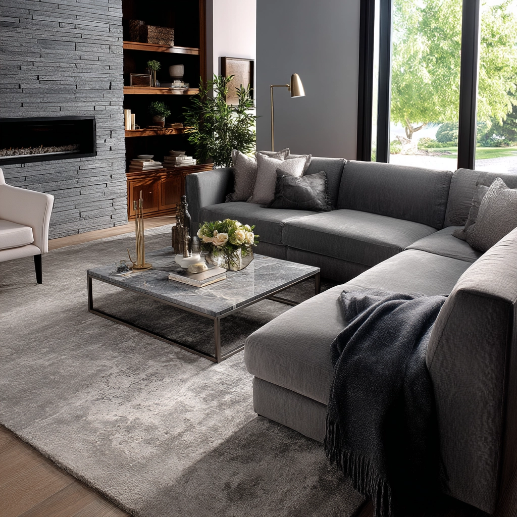 Grey Living Room Ideas 16