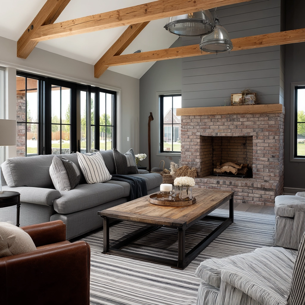 Grey Living Room Ideas 23