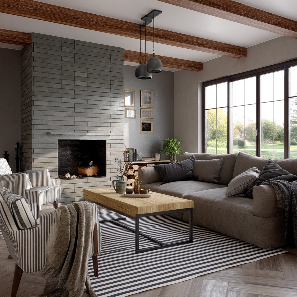 Grey Living Room Ideas 30