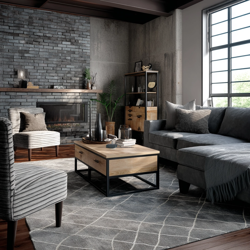 Grey Living Room Ideas 35