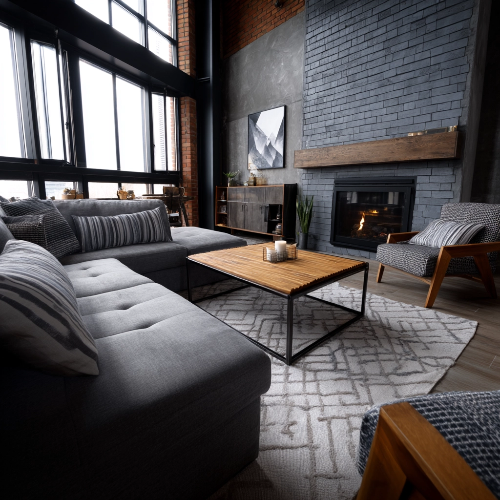 Grey Living Room Ideas 36