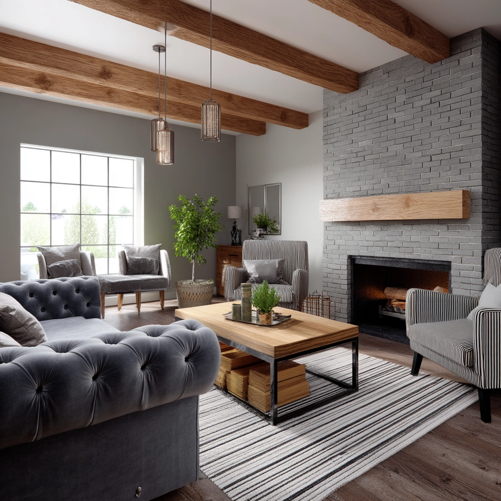 Grey Living Room Ideas 39