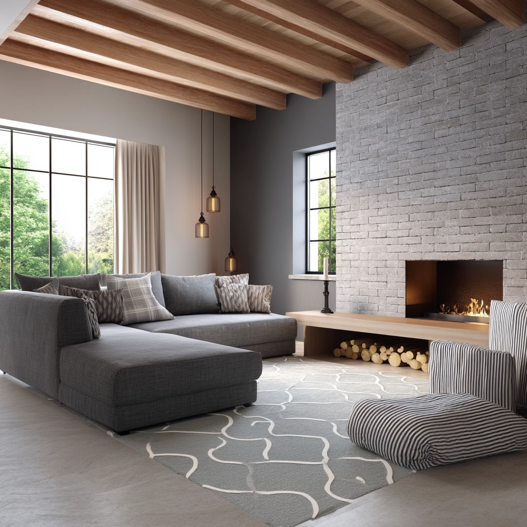 Grey Living Room Ideas 45