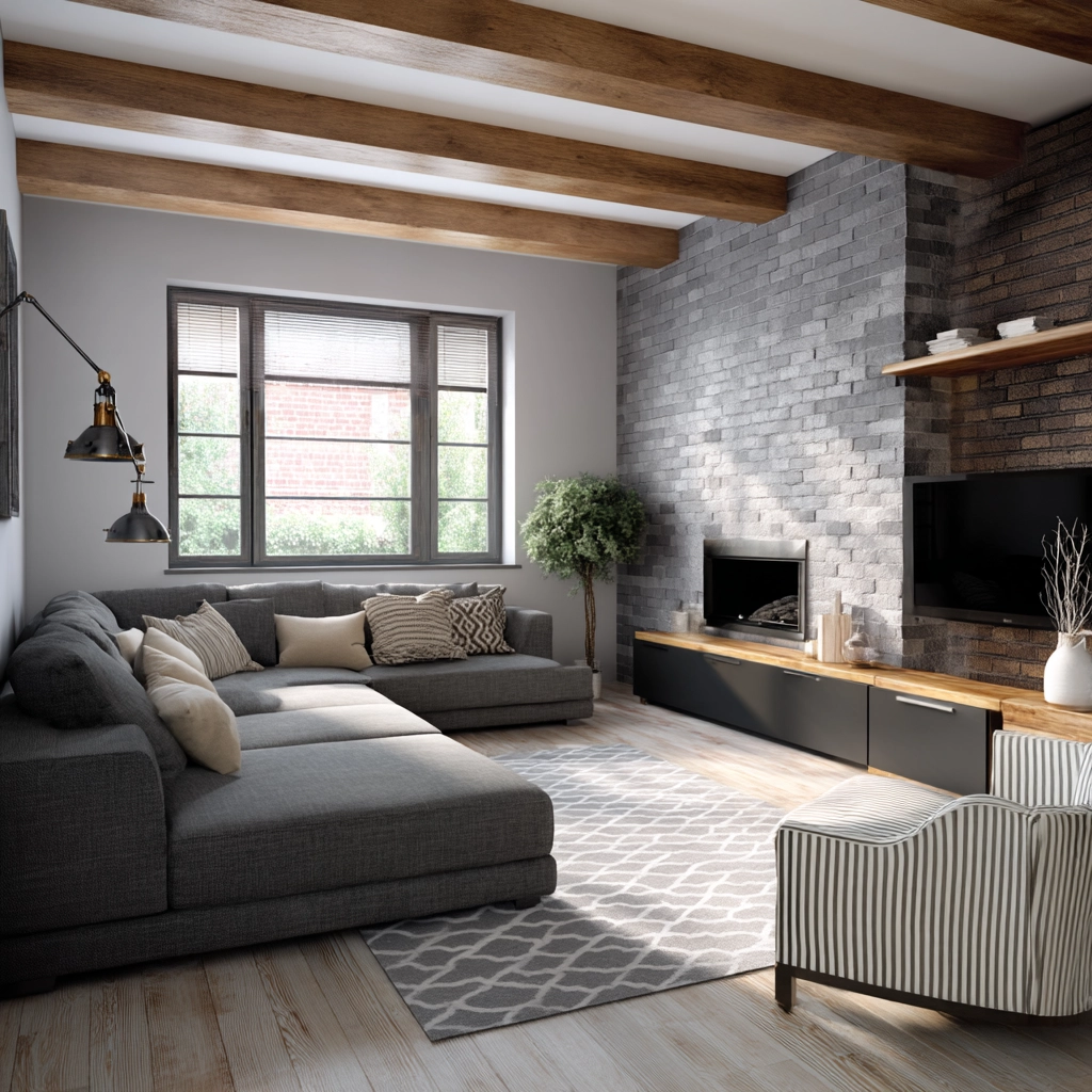 Grey Living Room Ideas 48