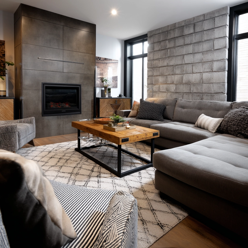 Grey Living Room Ideas 55