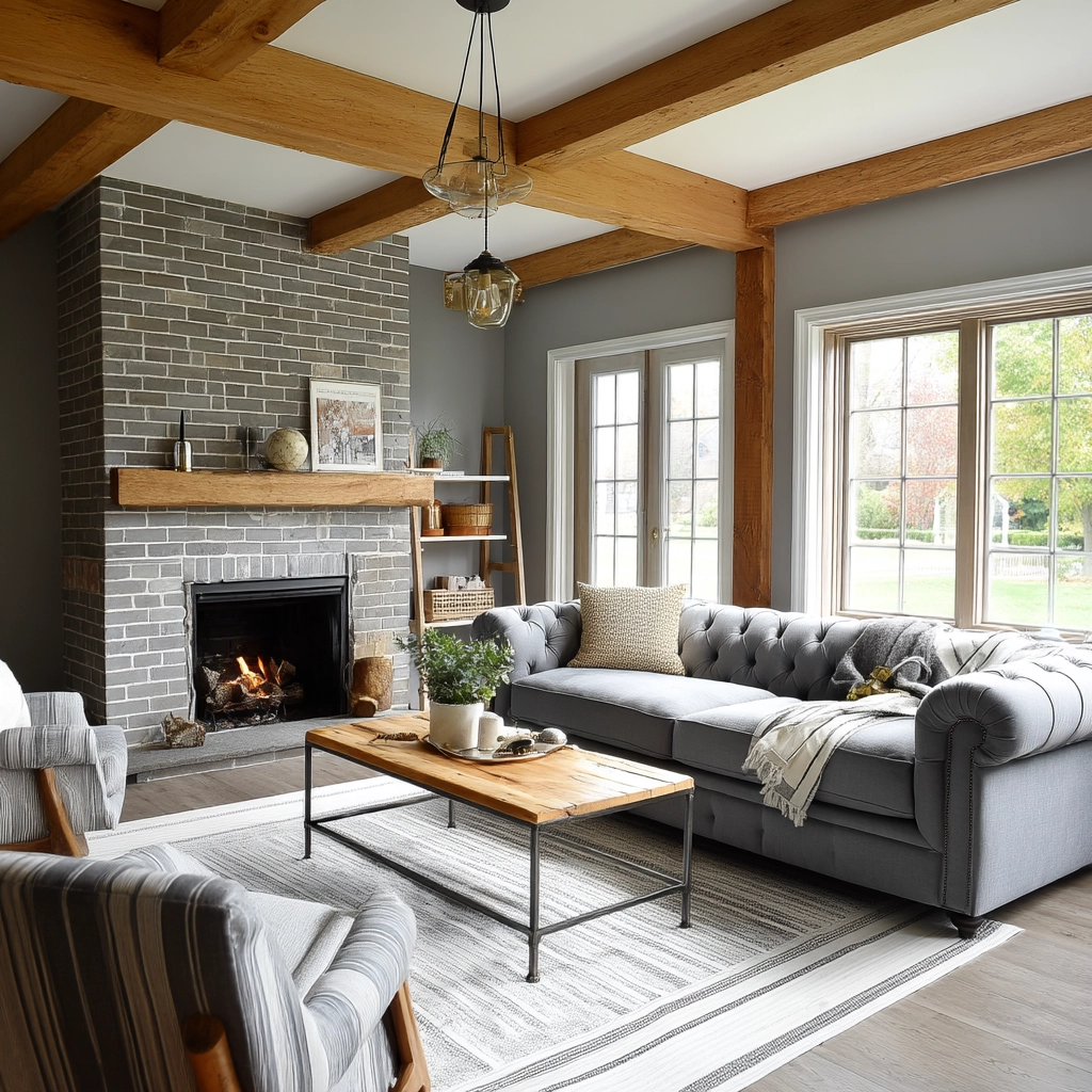 Grey Living Room Ideas 59