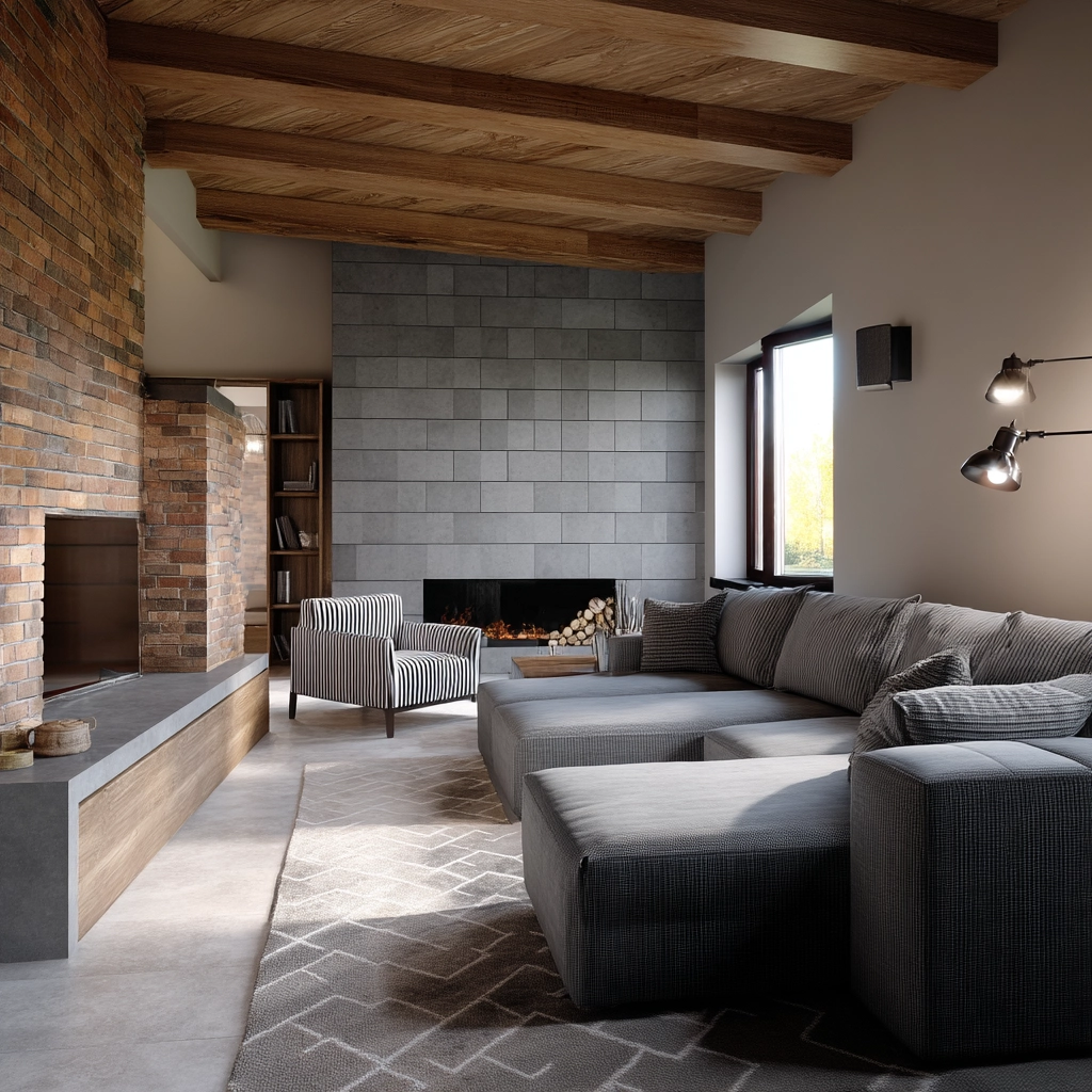 Grey Living Room Ideas 68