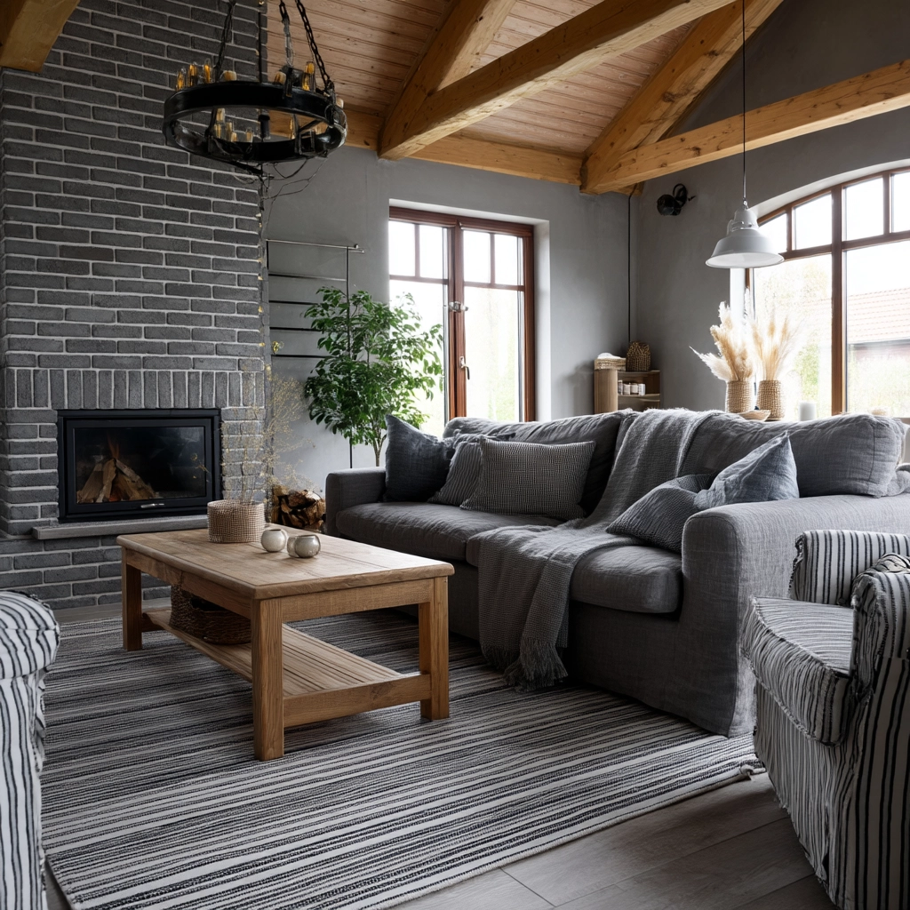 Grey Living Room Ideas 69
