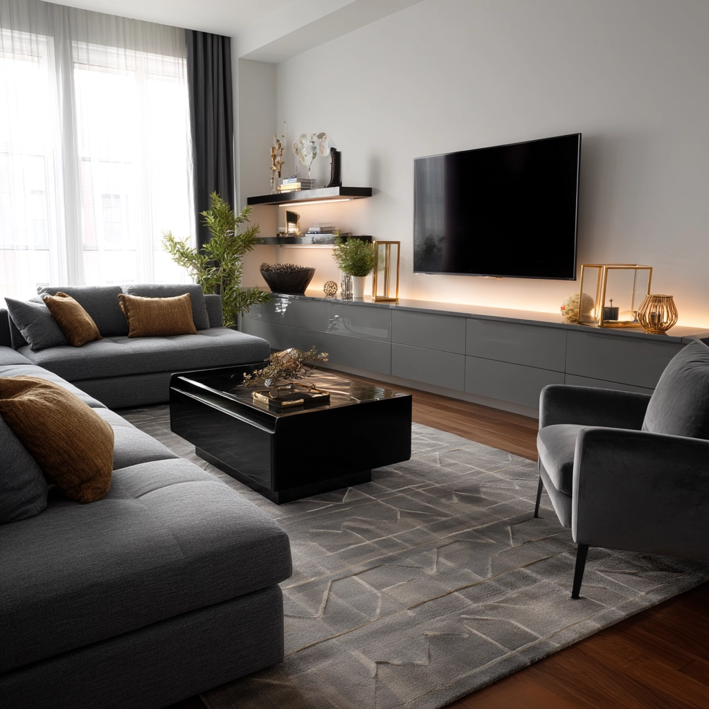 Grey Living Room Ideas 7