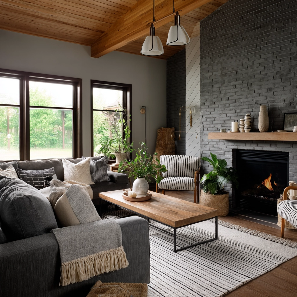 Grey Living Room Ideas 72