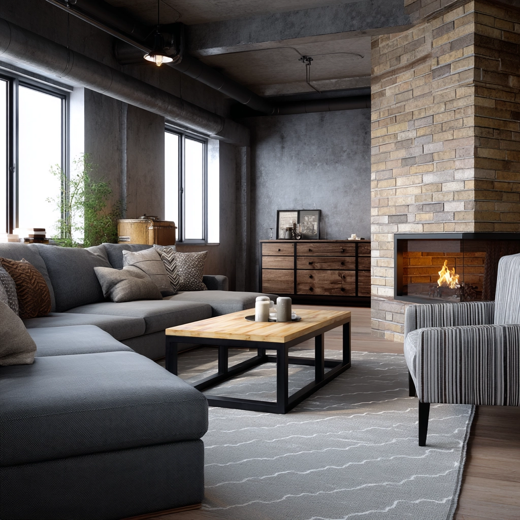 Grey Living Room Ideas 74