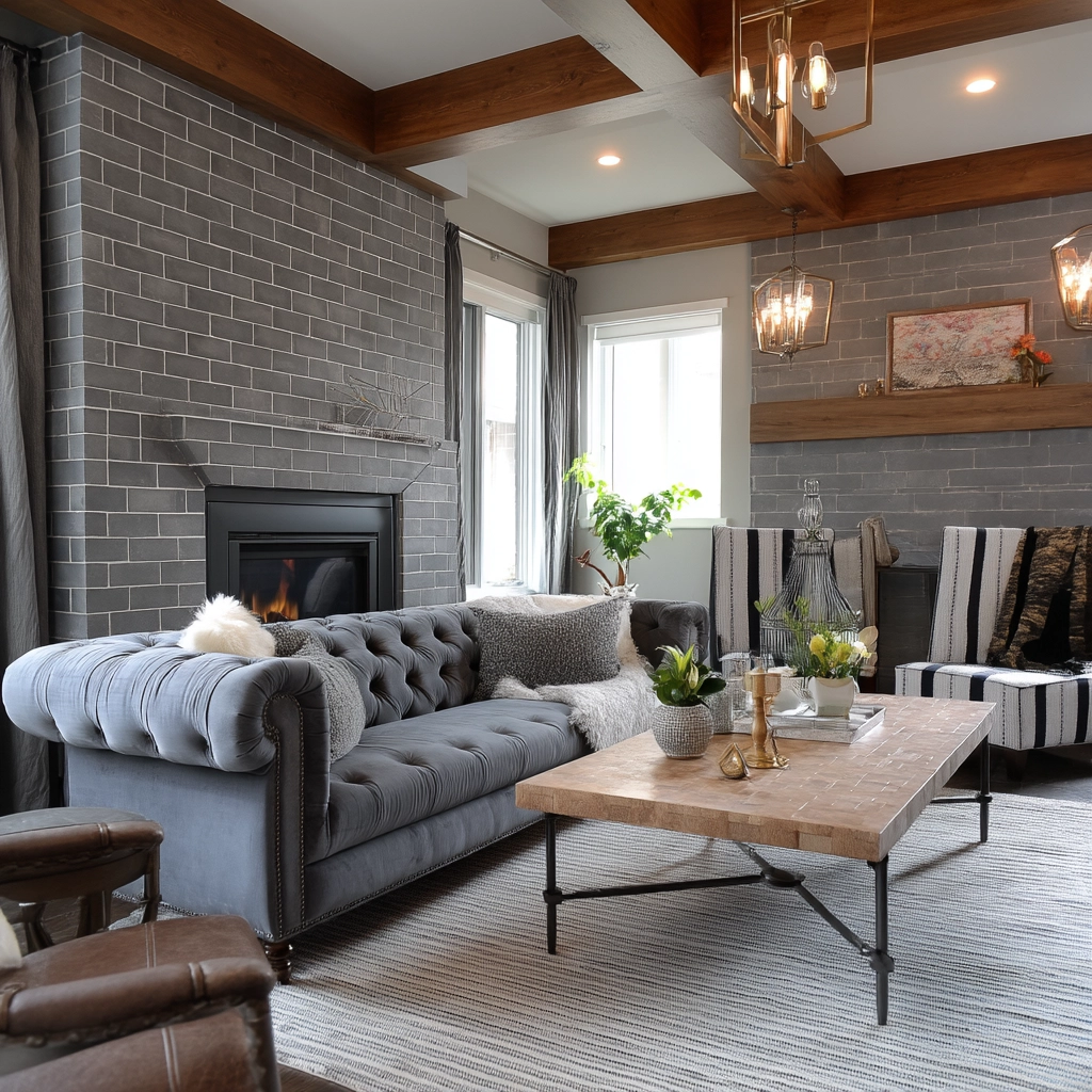 Grey Living Room Ideas 79