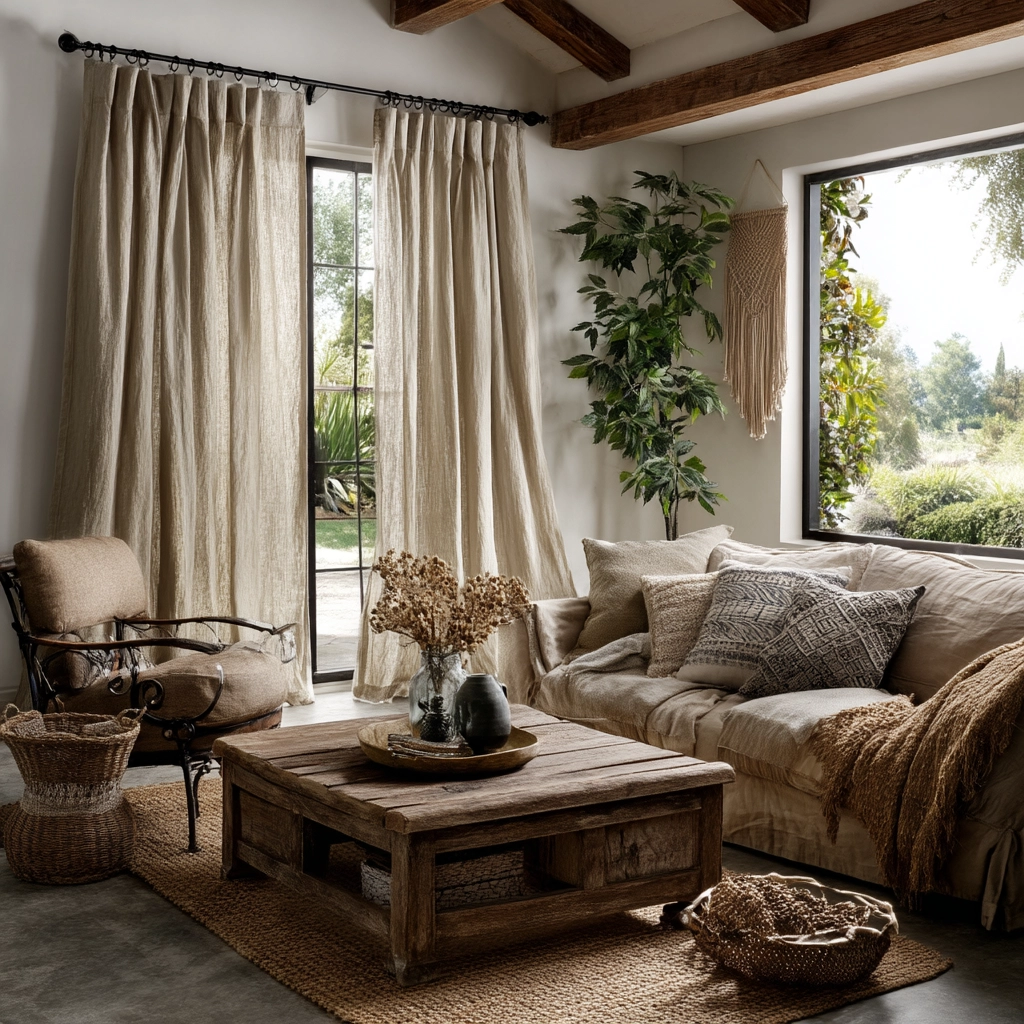 Living Room Curtains Ideas 29