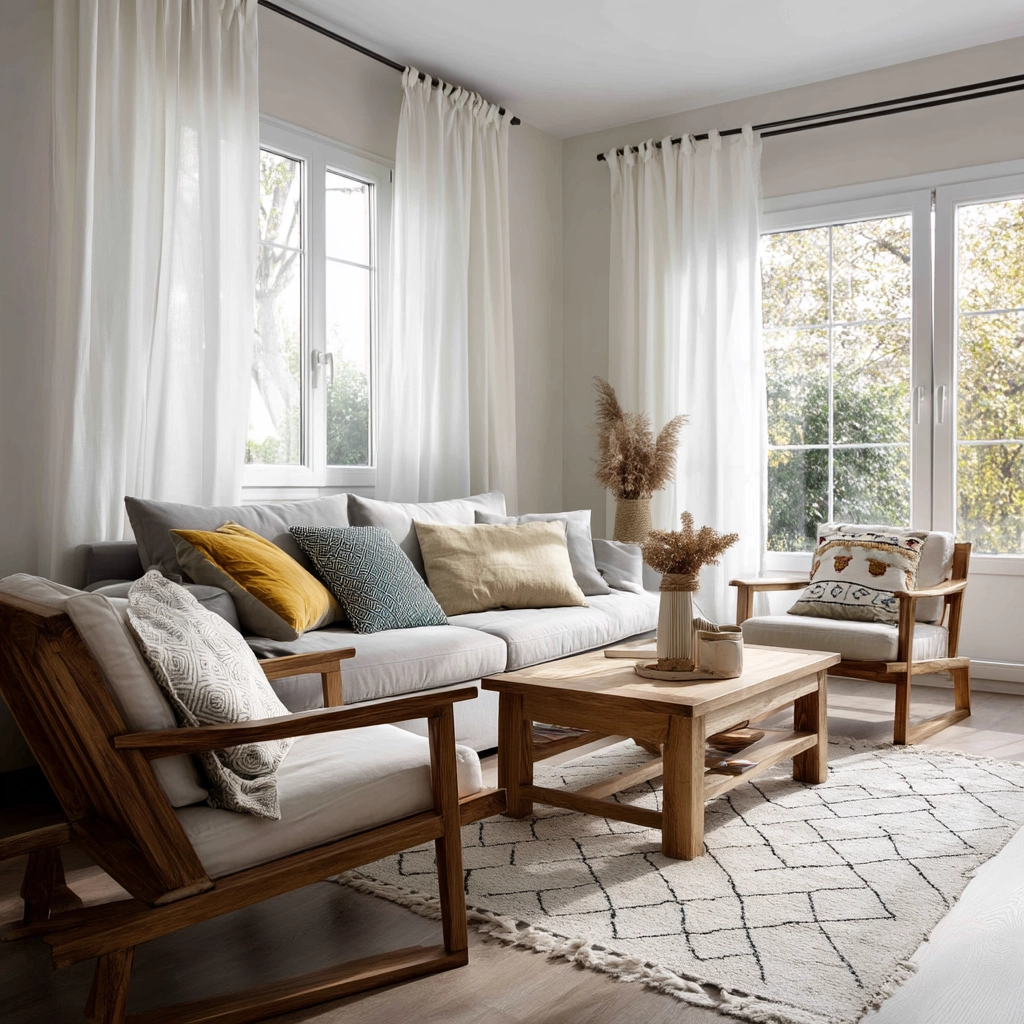 Living Room Curtains Ideas 34