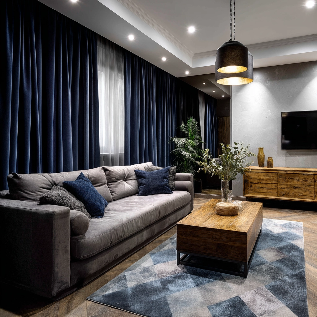 Living Room Curtains Ideas 38