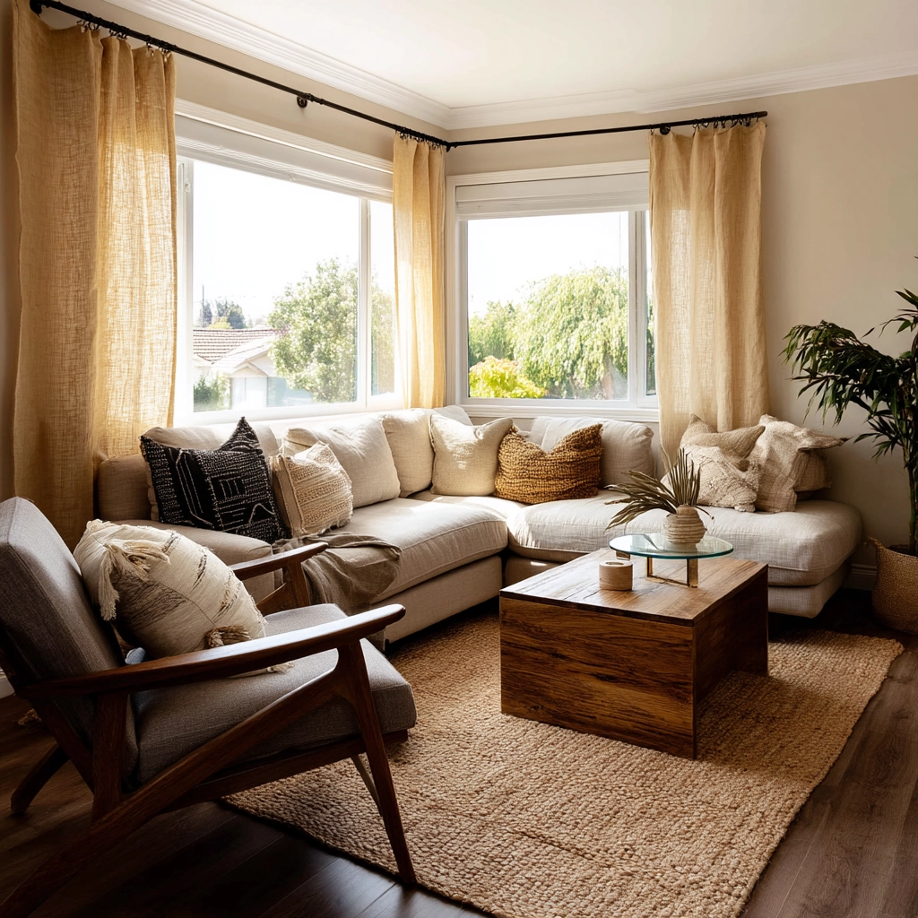 Living Room Curtains Ideas 41