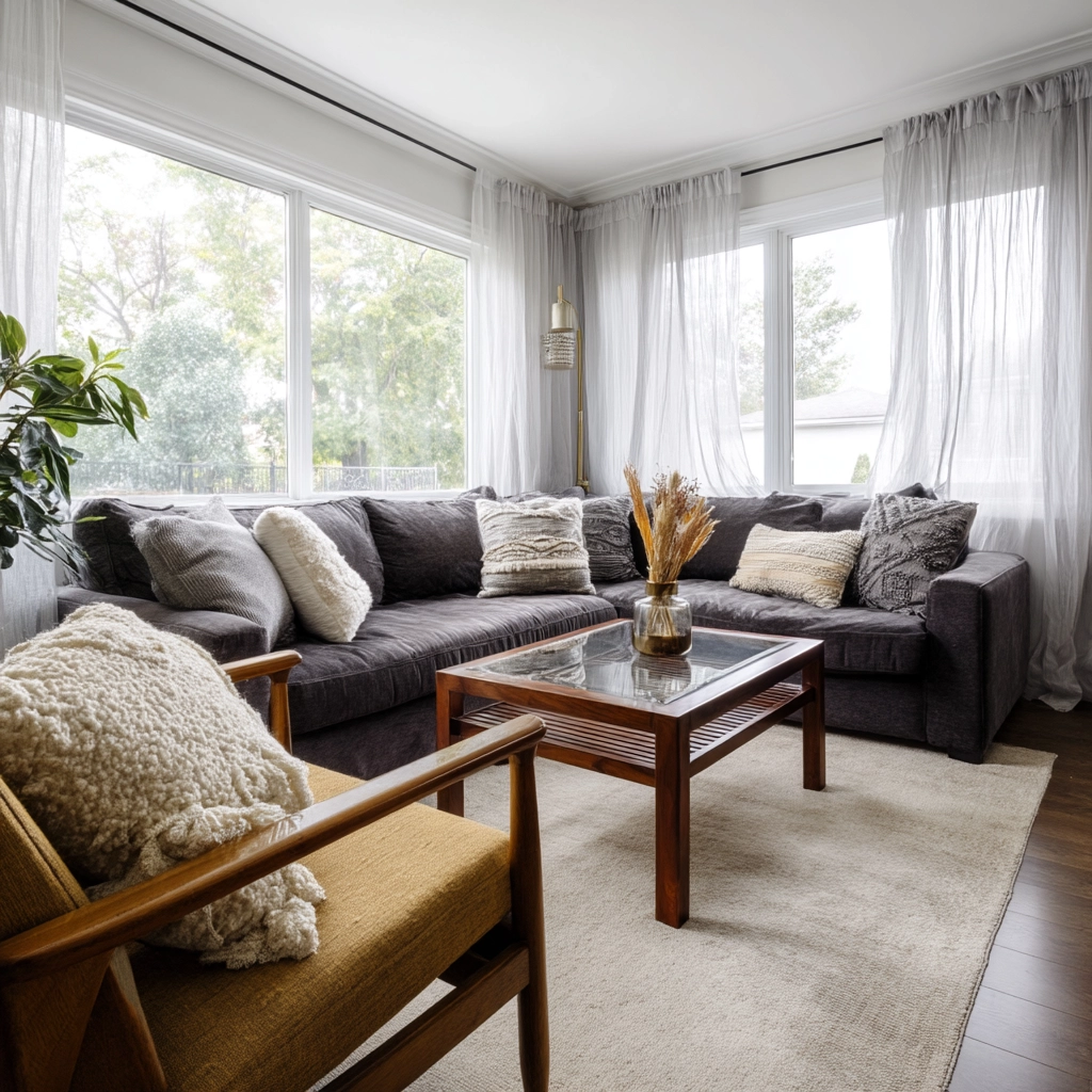 Living Room Curtains Ideas 49