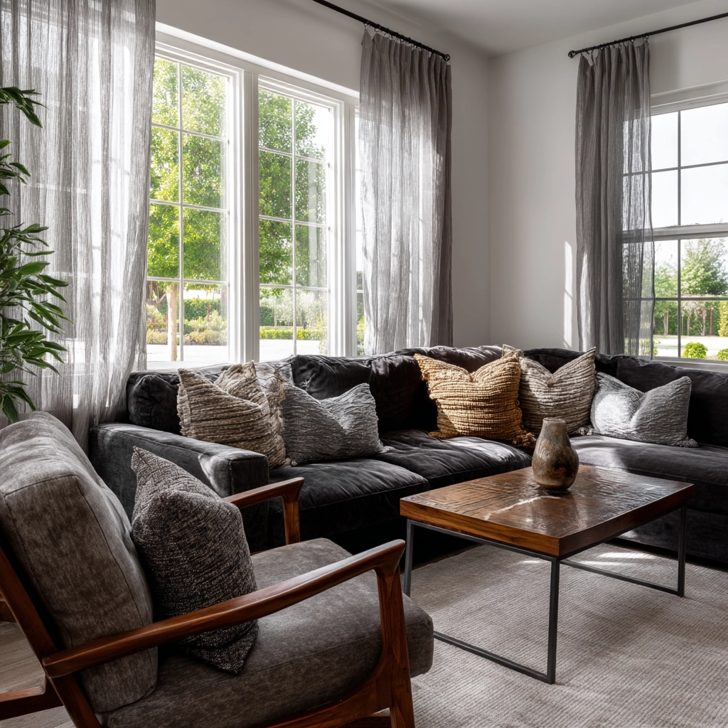 Living Room Curtains Ideas 50