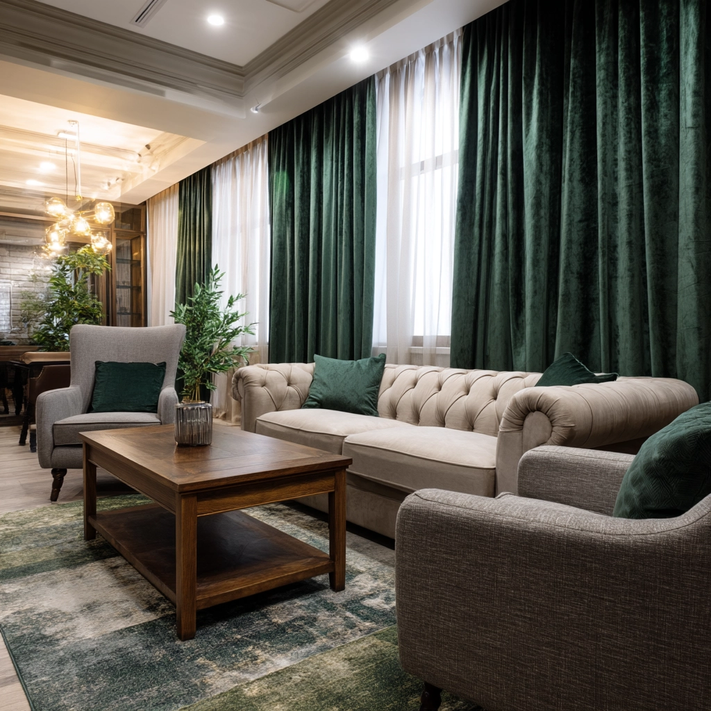 Living Room Curtains Ideas 53