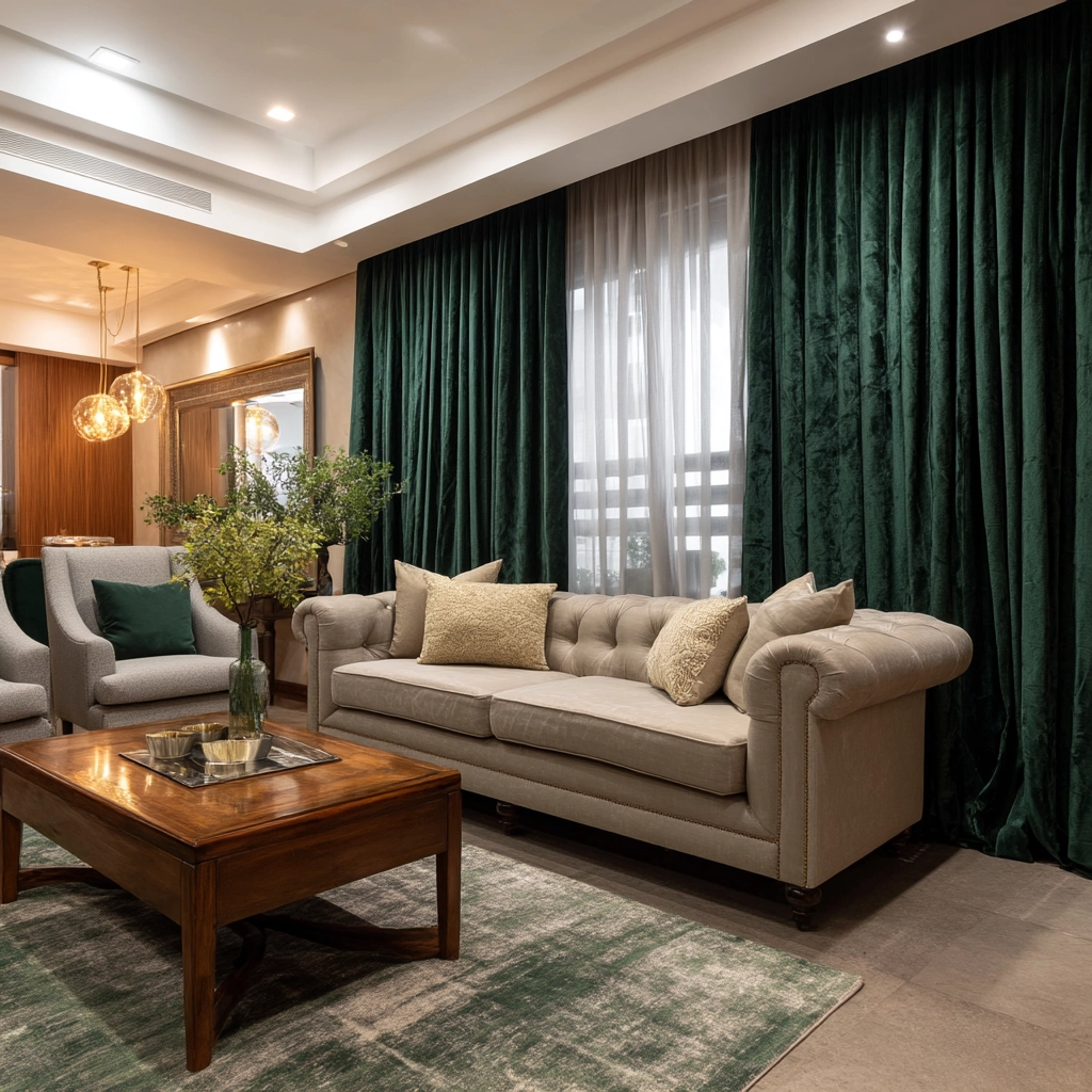 Living Room Curtains Ideas 55