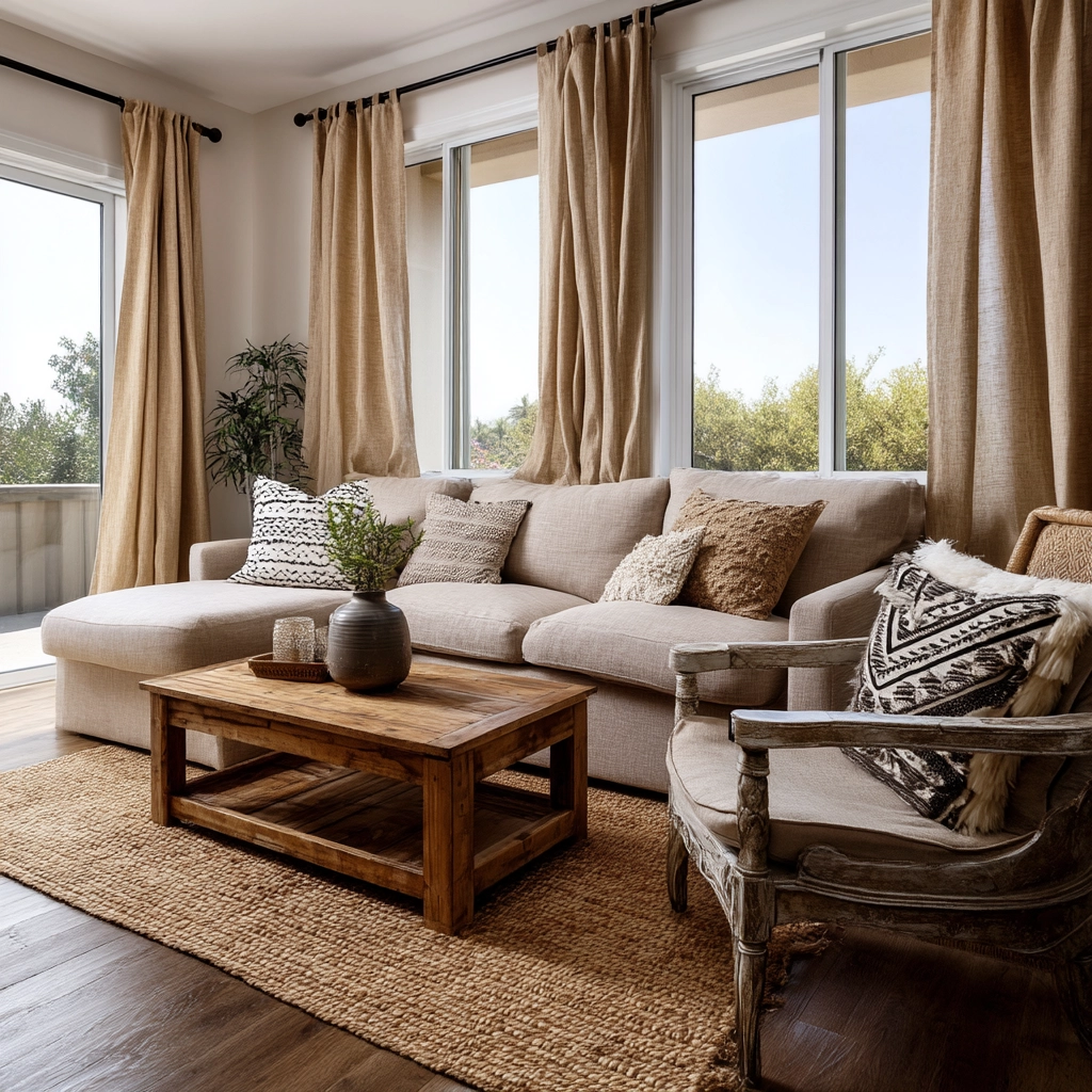 Living Room Curtains Ideas 63