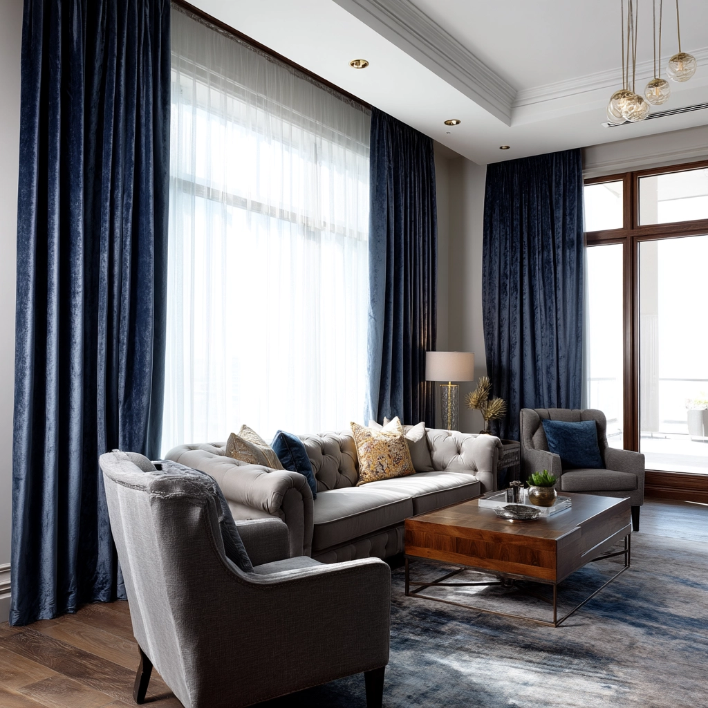 Living Room Curtains Ideas 76