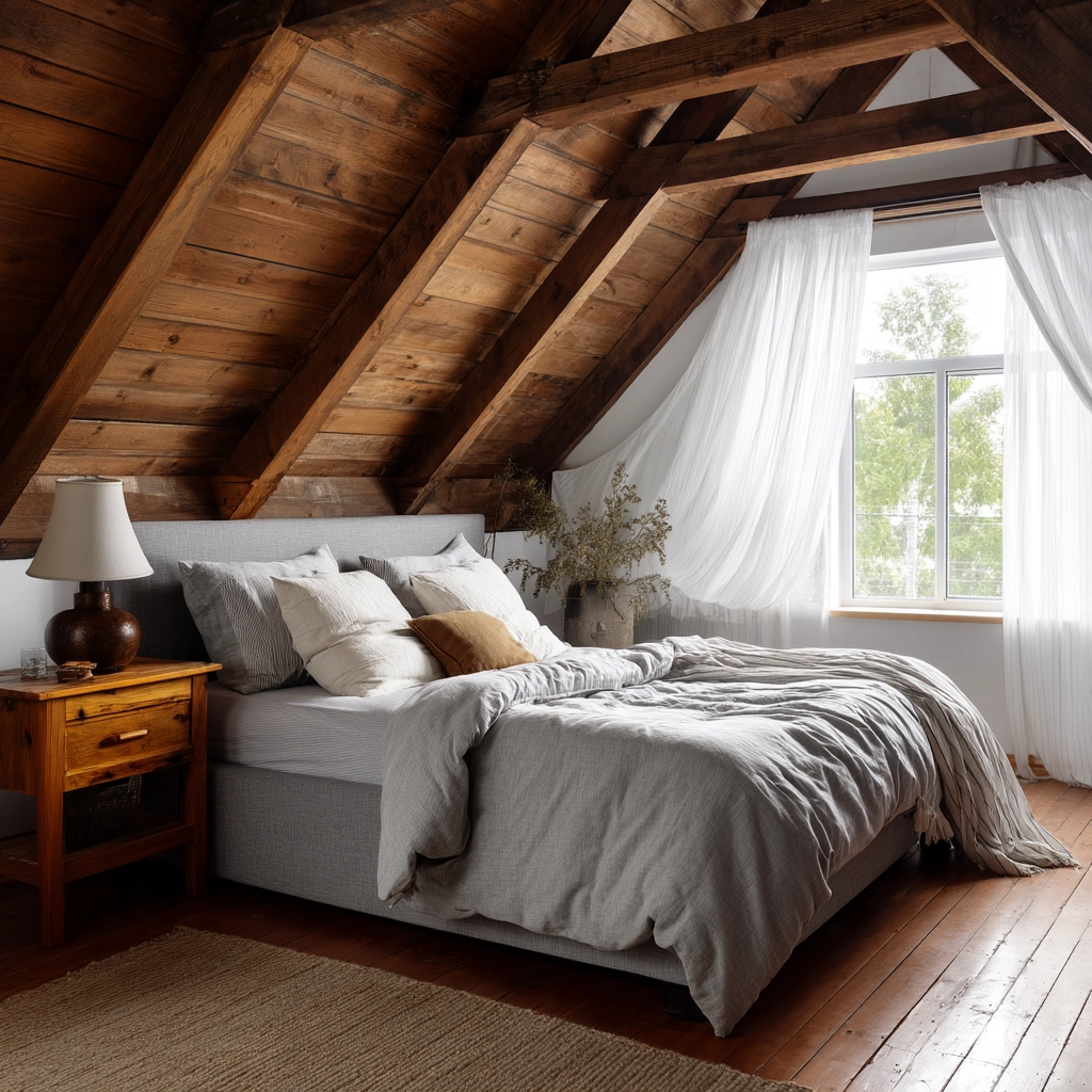 Low Ceiling Attic Bedroom 10