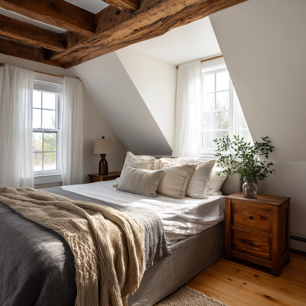 Low Ceiling Attic Bedroom 12