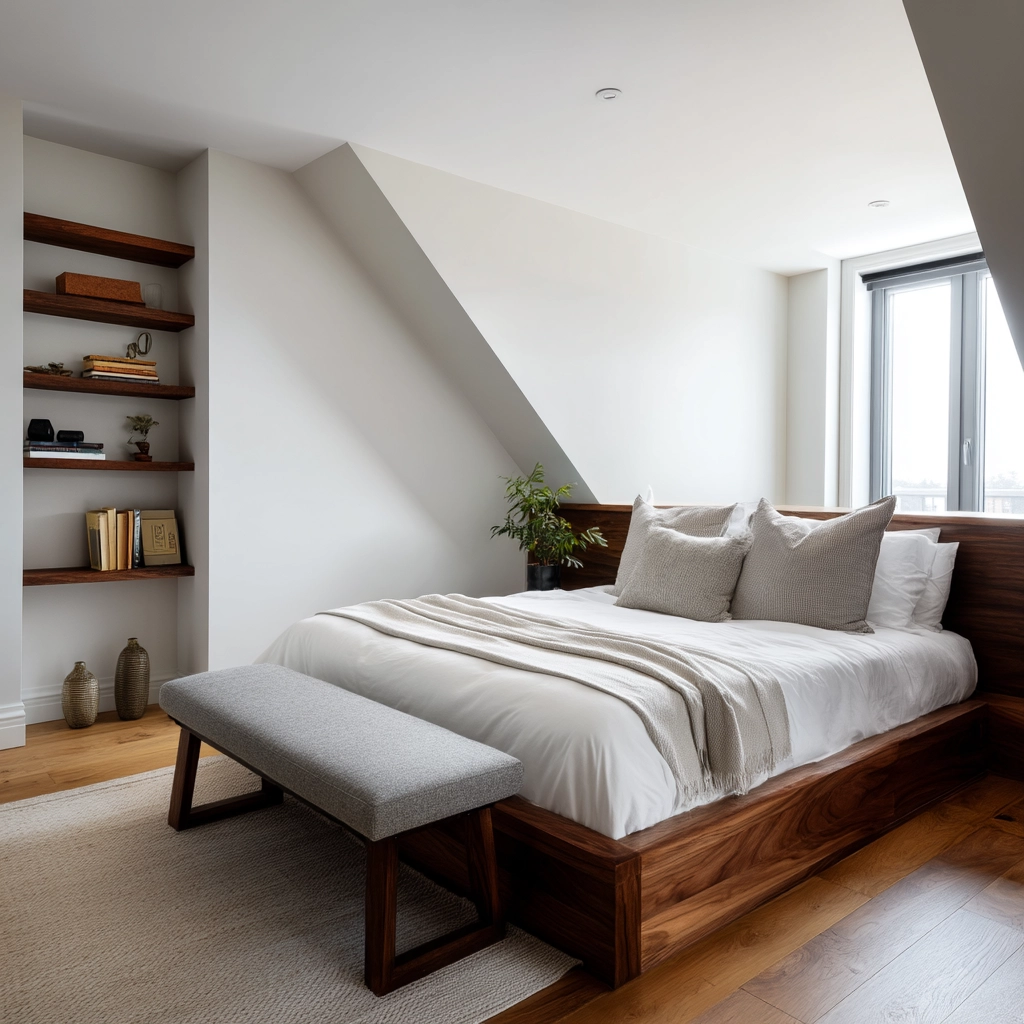 Low Ceiling Attic Bedroom 14