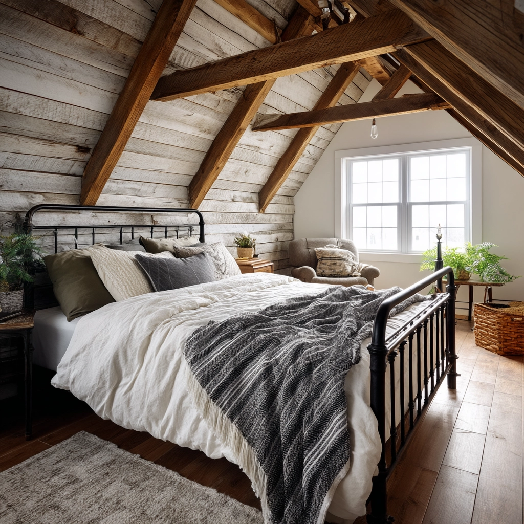 Low Ceiling Attic Bedroom 17