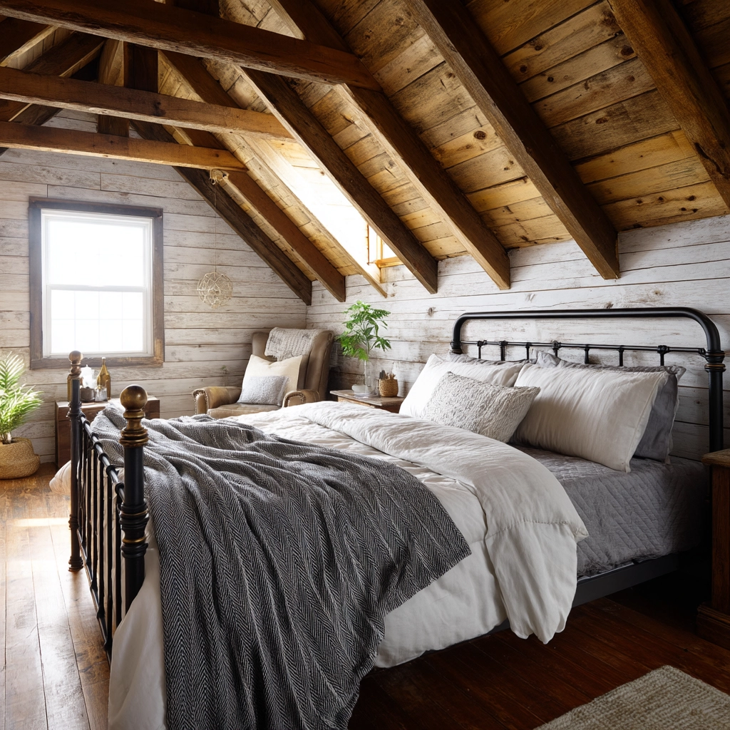 Low Ceiling Attic Bedroom 19