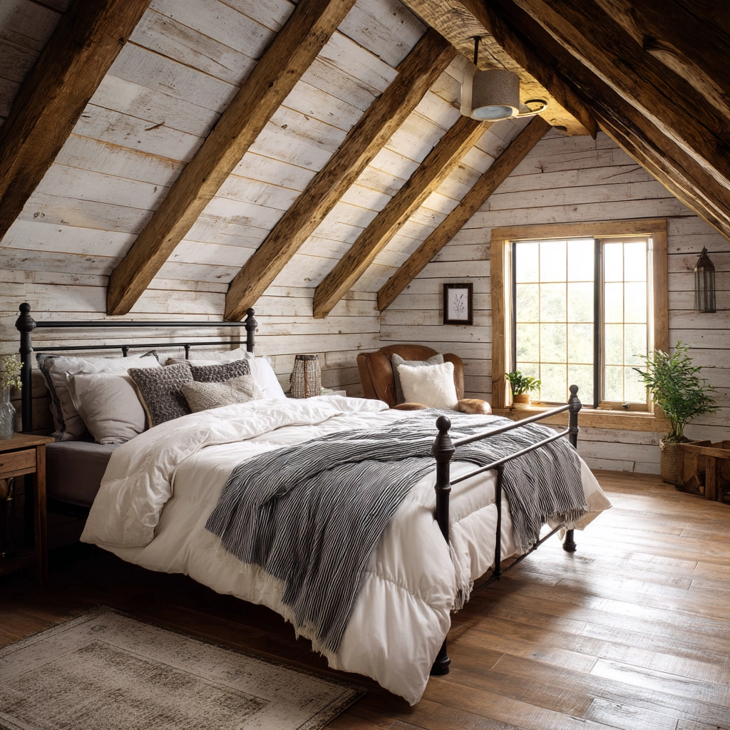 Low Ceiling Attic Bedroom 20
