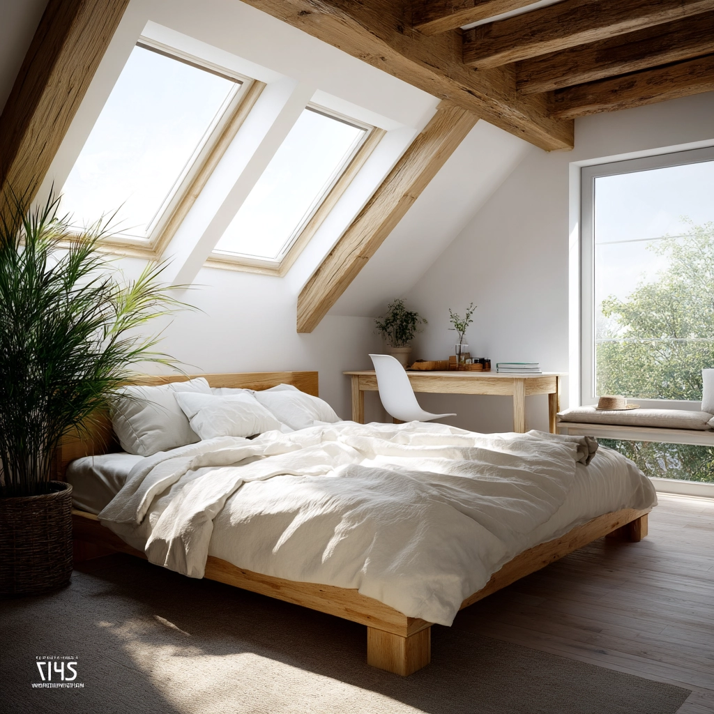 Low Ceiling Attic Bedroom 21