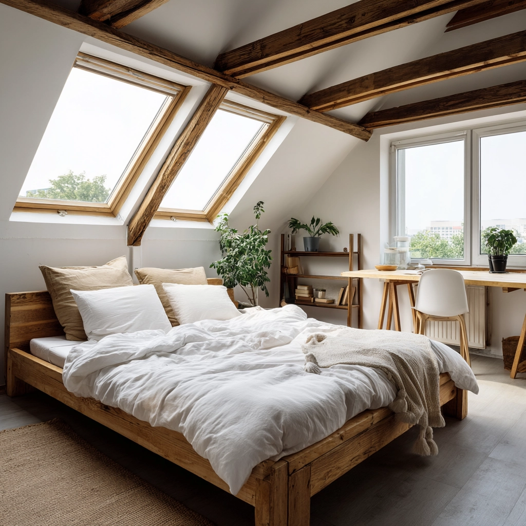 Low Ceiling Attic Bedroom 22