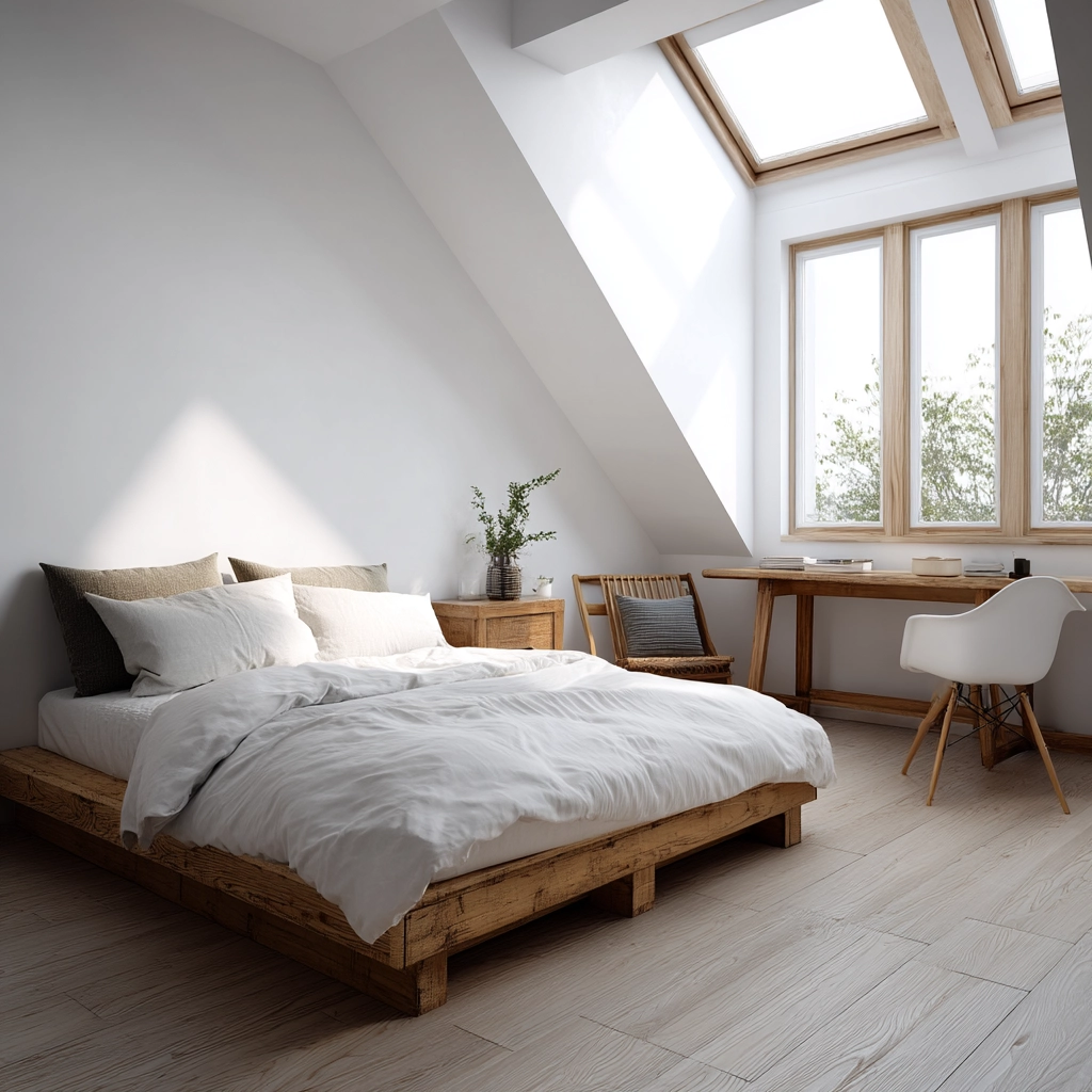 Low Ceiling Attic Bedroom 23