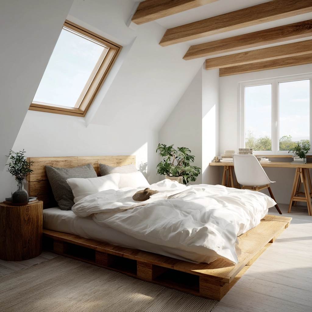 Low Ceiling Attic Bedroom 24