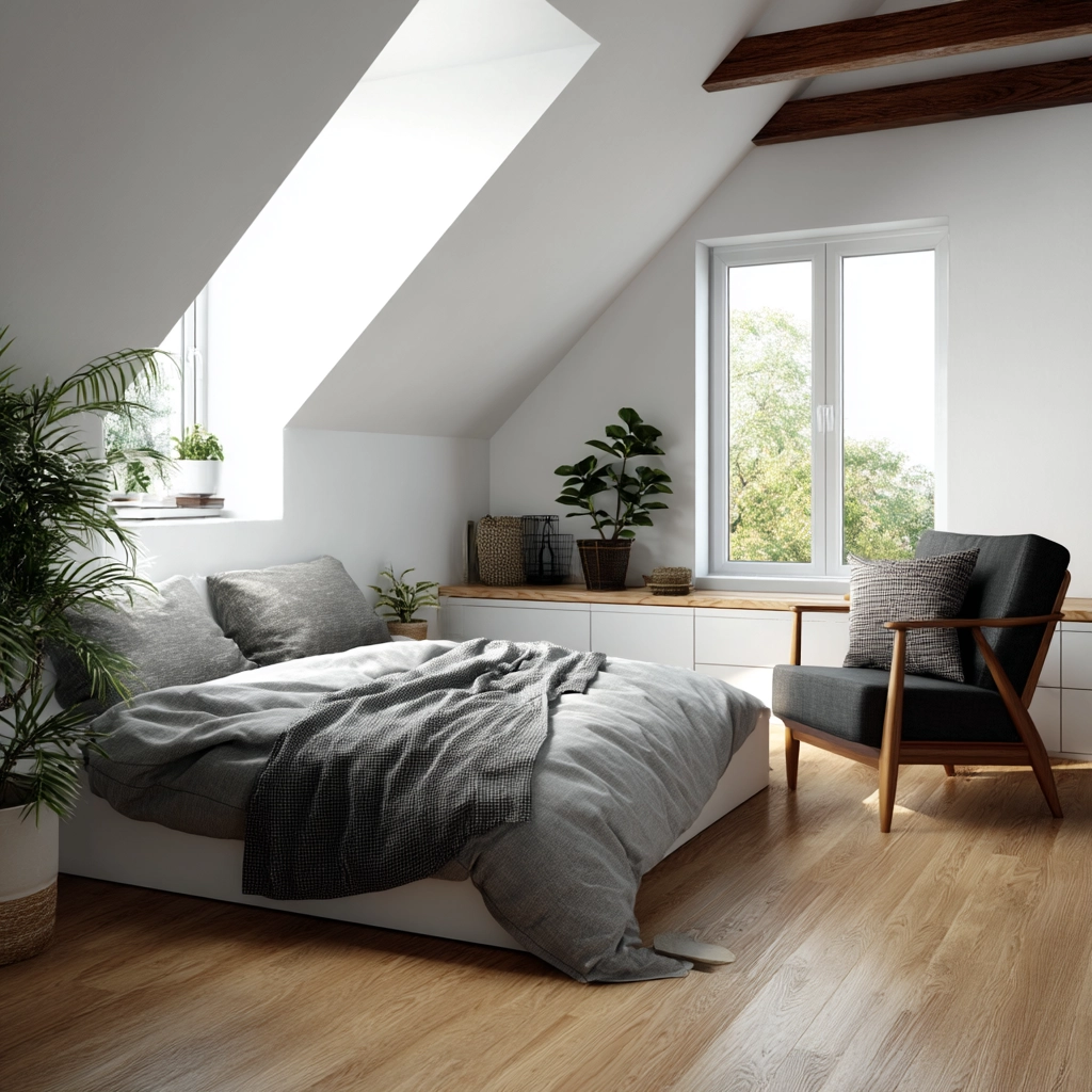 Low Ceiling Attic Bedroom 29
