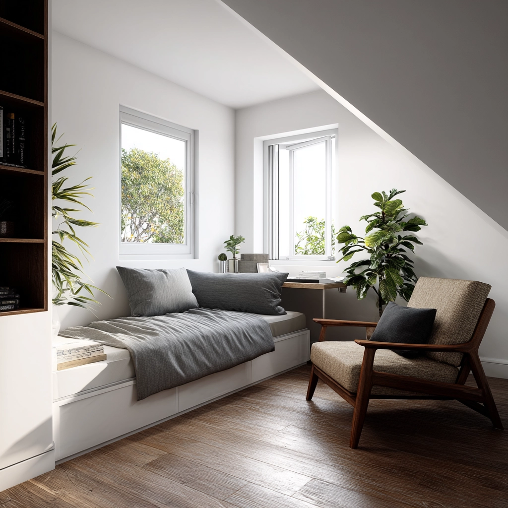 Low Ceiling Attic Bedroom 30