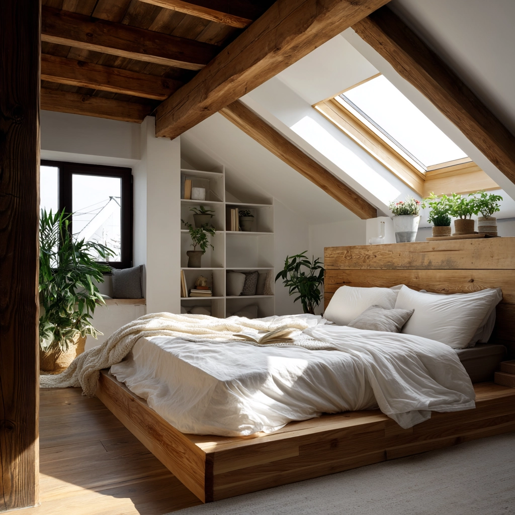 Low Ceiling Attic Bedroom 37