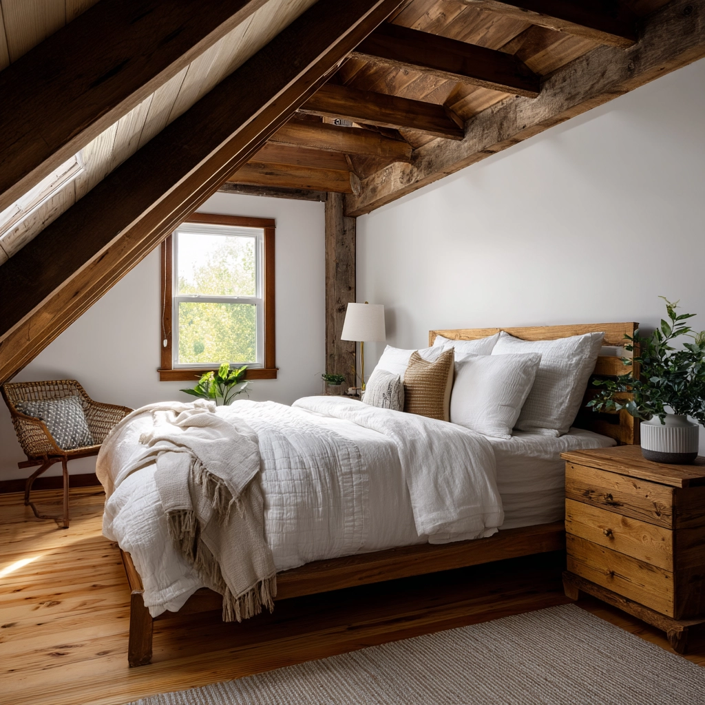 Low Ceiling Attic Bedroom 44
