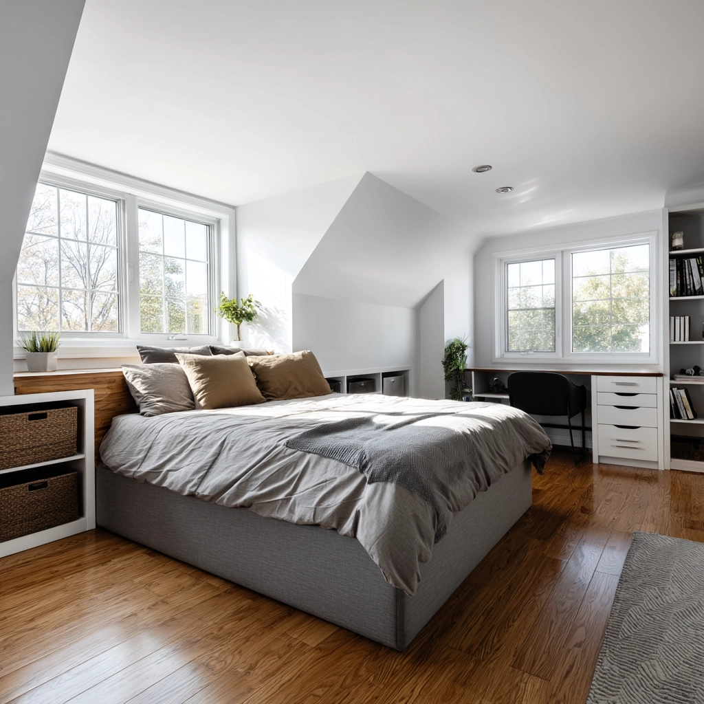 Low Ceiling Attic Bedroom 46